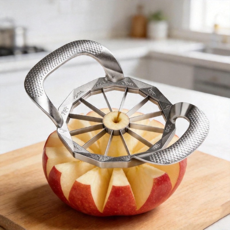 Apple Corer Slicer - Нож для нарезки яблок, 8/12-лезвийный, сверхбольшой,