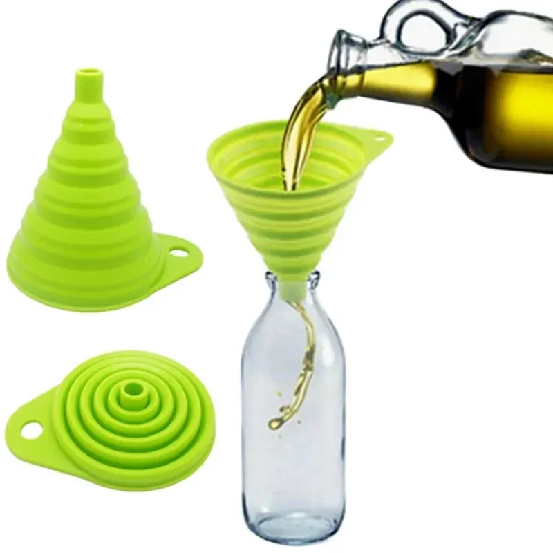 Kitchen Gadgets Small - 1/4 шт. Силиконовая складная воронка с