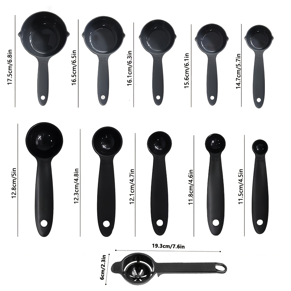 Набор из 11 пластиковых мерных – обзор и цена Kitchen Gadgets Gifts